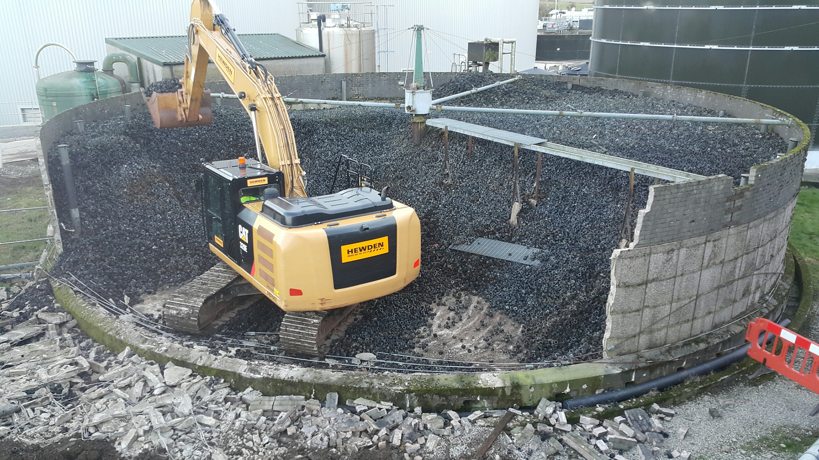 BIOMASS DRYING PLANT UNDERWAY