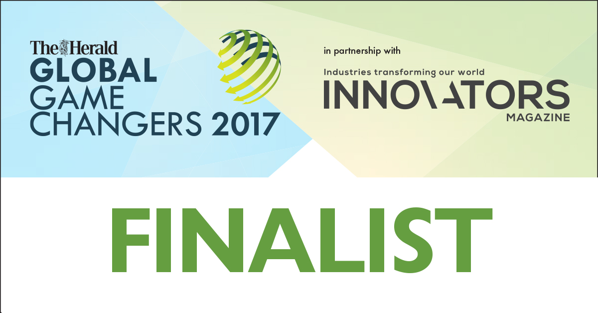 Team shortlisted for The Herald Global Game Changers Awards