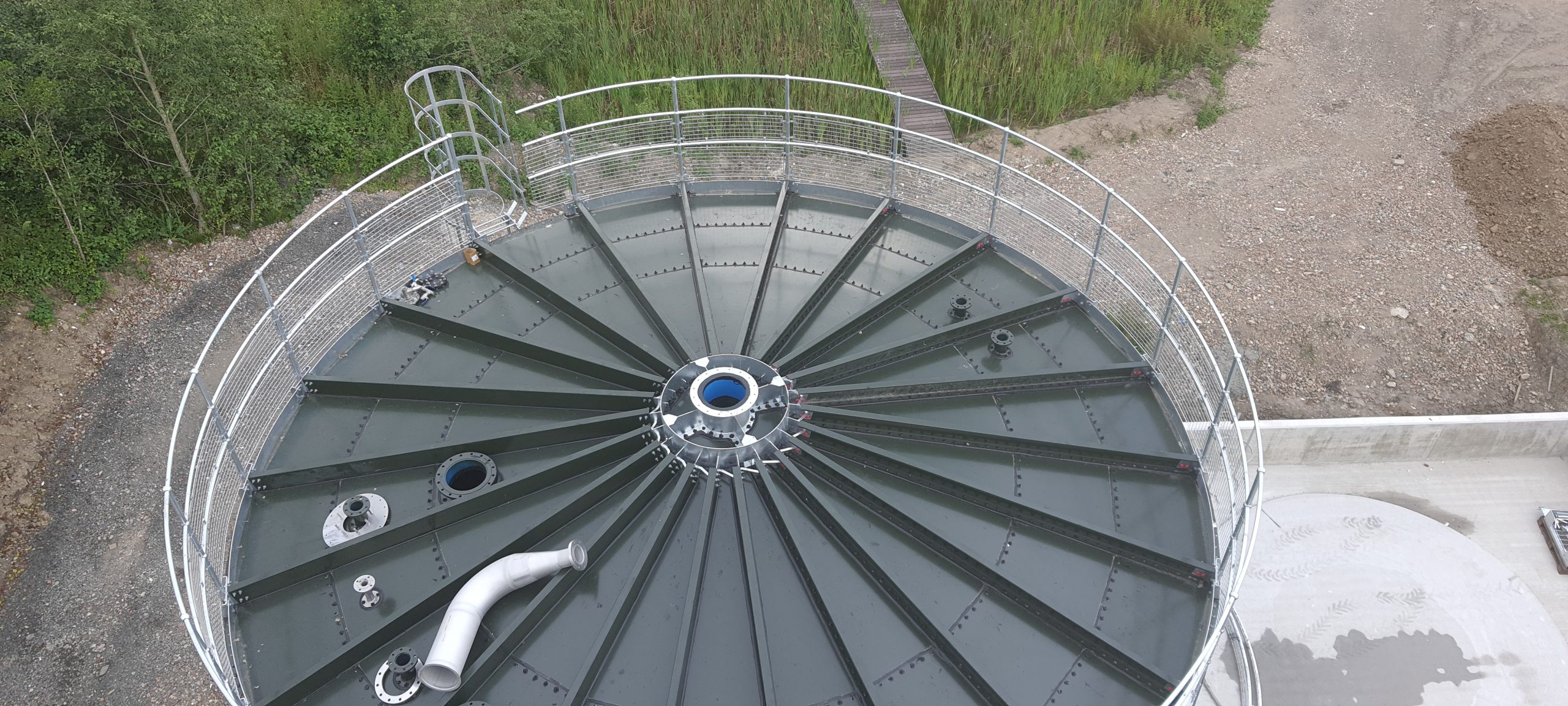 AD plant at Cramlington now reaches completed reactor vessels stage